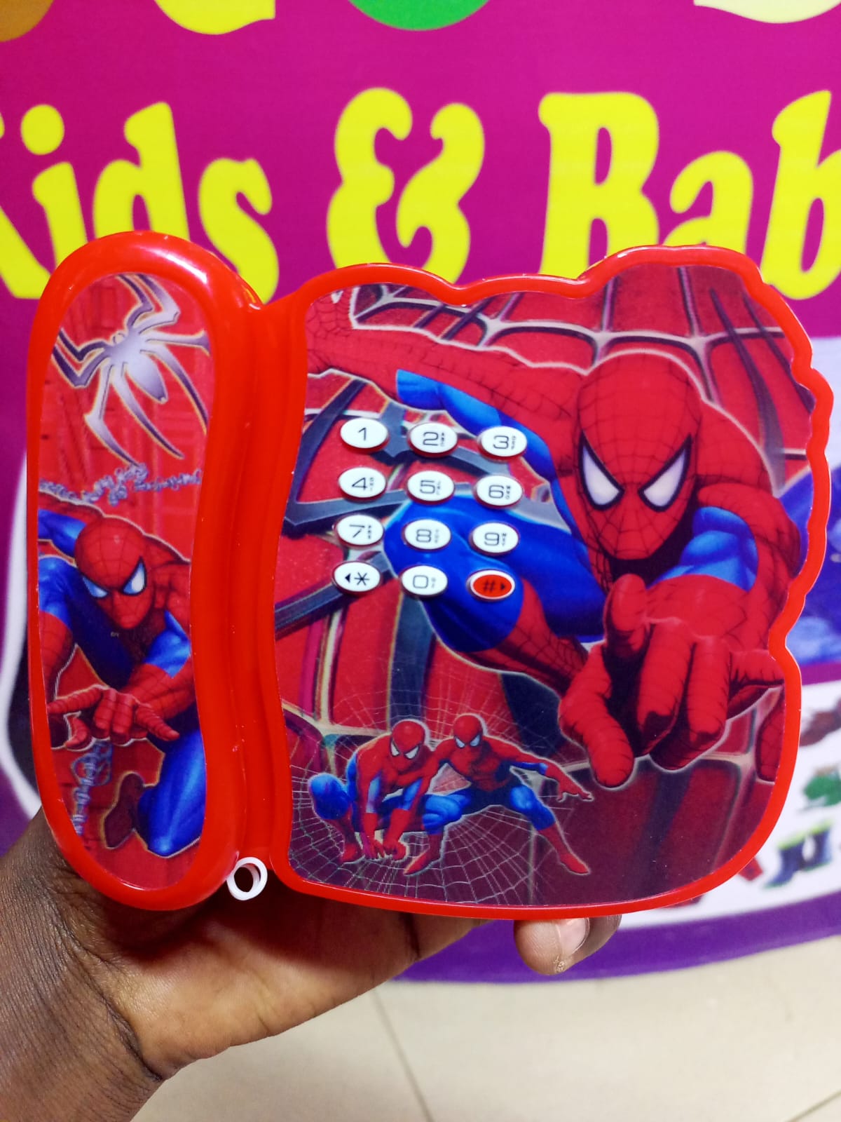 Sophia And Spiderman Phone Toy